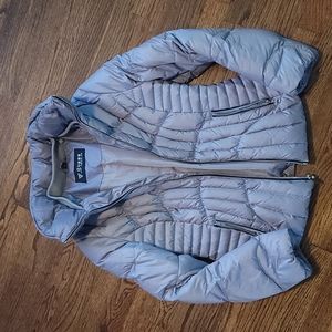GUESS Silver down puffer jacket M